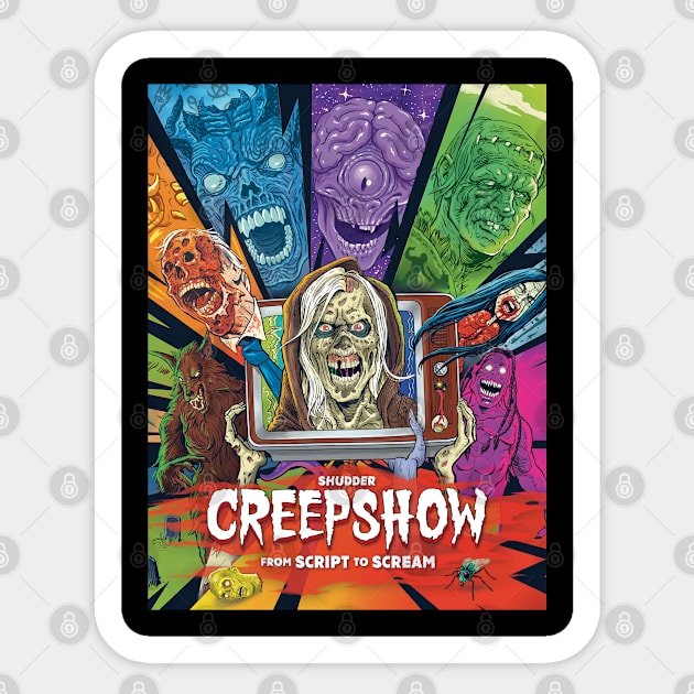 Creepshow Tshirt Sticker by kaefshop